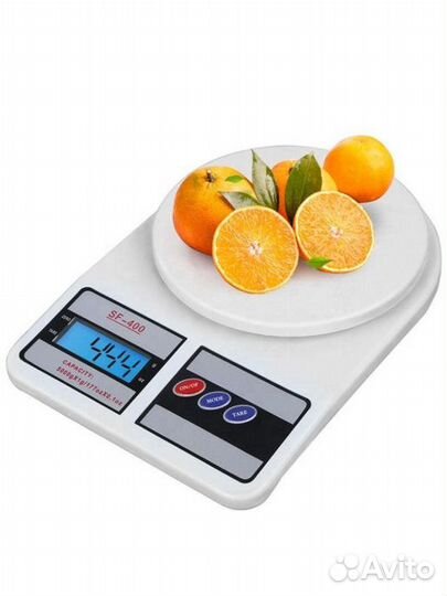 Весы электронные кухонные до 10 кг с батарейками