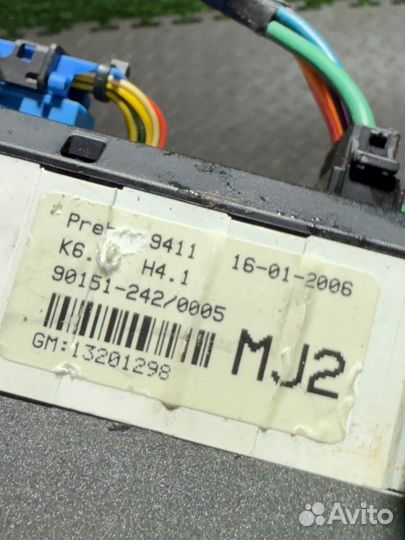 Блок управления печки/климат-контроля Opel Astra