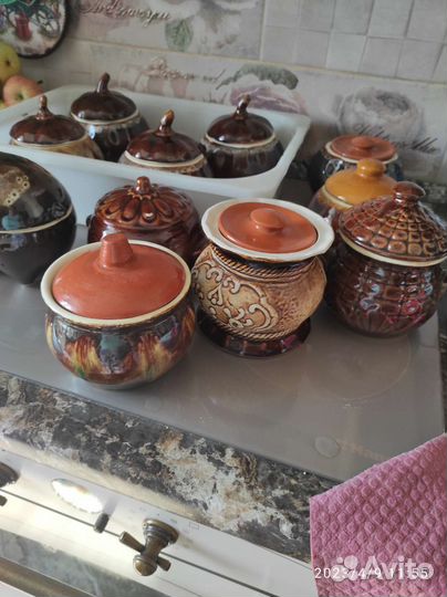 Горшок керамический для жаркое