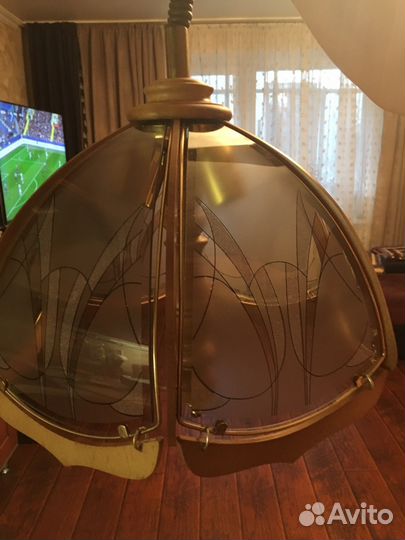 Люстра из дуба подвесная alfa регулировка высоты