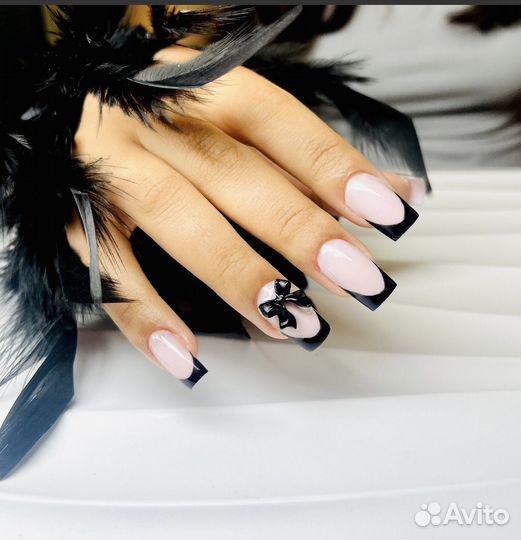 Маникюр наращивание центр