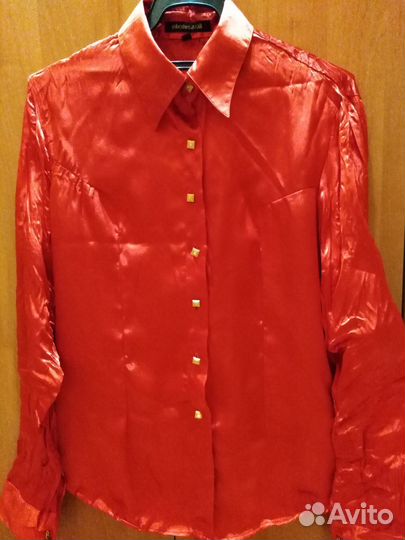 Шелковая блуза 48 50