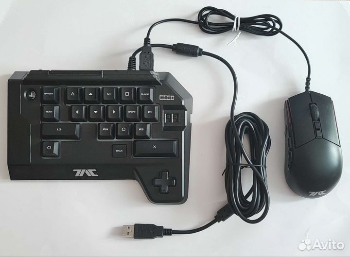 Игровая мышь и Кейпад Hori T.A.C. four для PS4