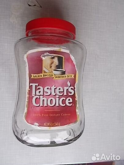 Банки из-под кофе с крышками Стекло 4 шт