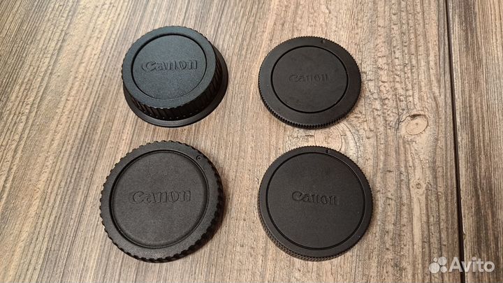 Крышки для объектива и байонета Canon Nikon