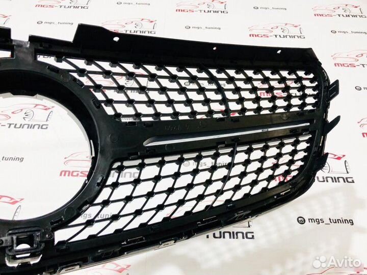 Решетка Mercedes V-Class Diamond Silver П/К 14-н.в