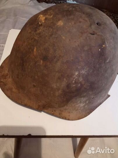 Советская военная каска времён ВОВ