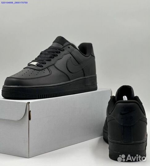 Кроссовки Nike Air Force Low Black (Арт.82391)