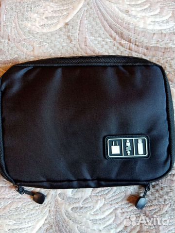 Органайзер для проводов, новый, чёрный