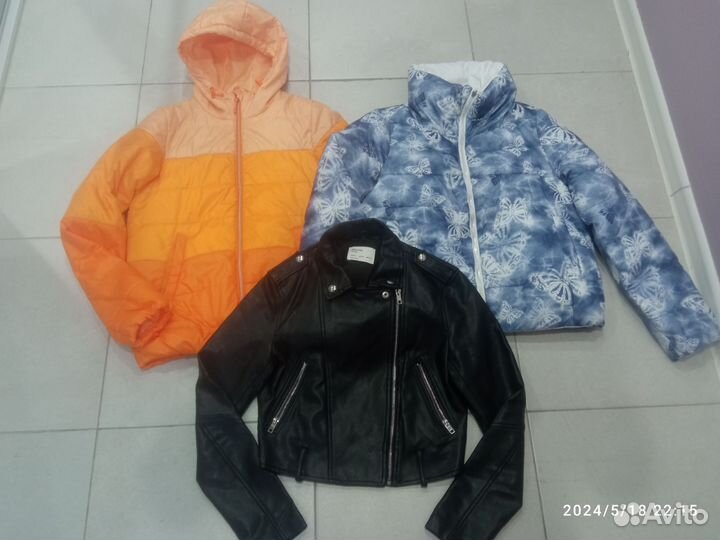 Пакет курток 164 на осень