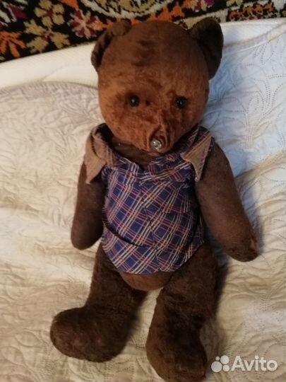 Мишка игрушка 50-х годов СССР опилки