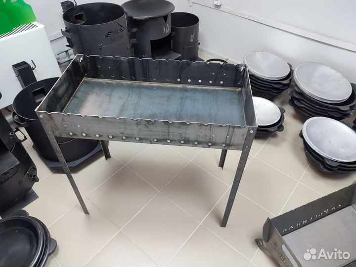 Мангал разборный Пикник Люкс 2мм