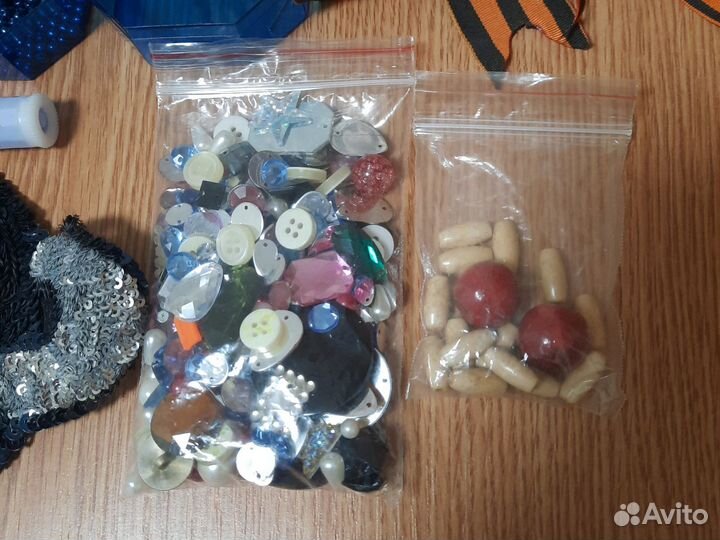 Набор для рукоделия пакетом бусины бисер вышивка