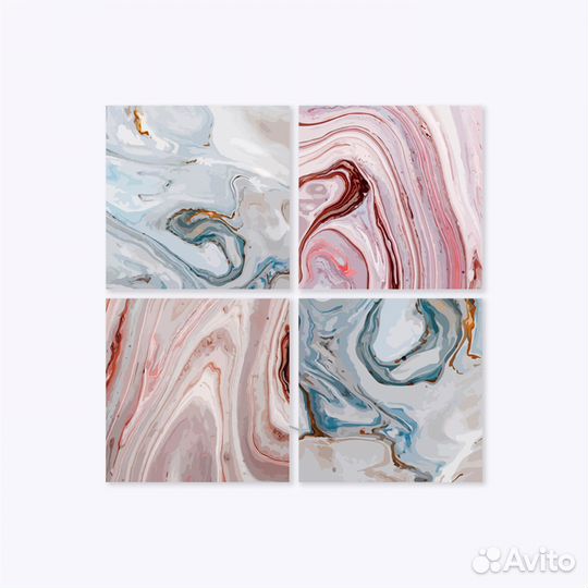 Картина модульная на холсте 