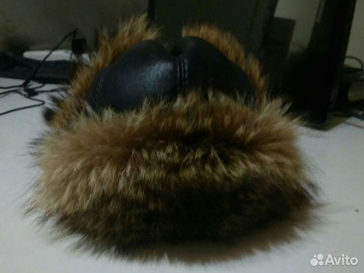 Шапка ушанка мужская меховая