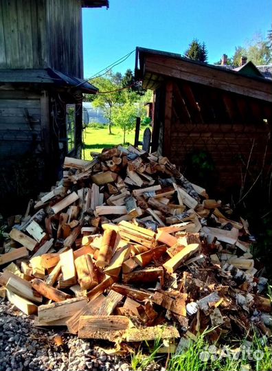 Дрова в укладку любого объема Березовые в Выборге