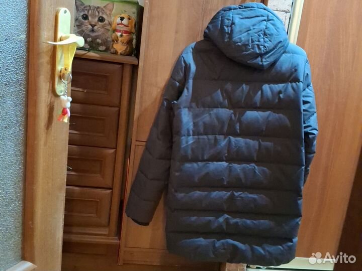Пуховик зимний мужской удлиненный