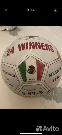 Мяч коллекционный Чемпионат мира 1986 г. Мехико