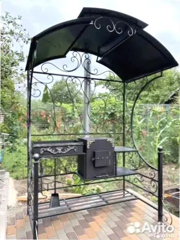 Мангал С крышей