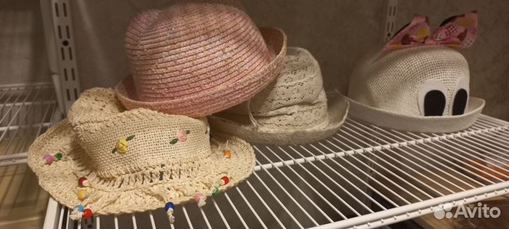 Набор шляпок для девочки 4 шт. комплектом