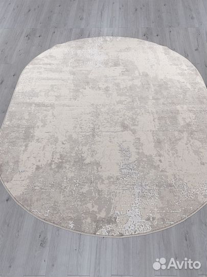 Ковер Merinos Liman F169 cream-gray Овал