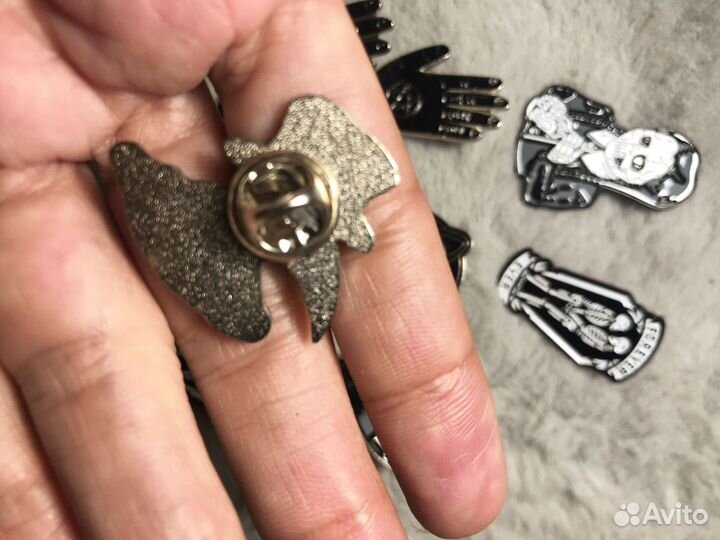 Значки скелеты рука набор 9 Шт