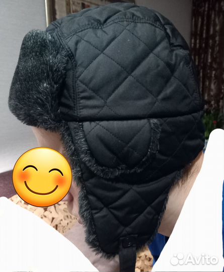 Шапка/ушанка для мальчика зимняя