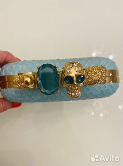 Сумка клатч натуральная кожа италия