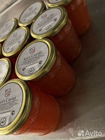 Красная икра форели