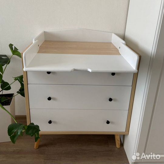 Съёмный складной пеленальный столик на комод