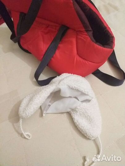 Сумка переноска и шапка