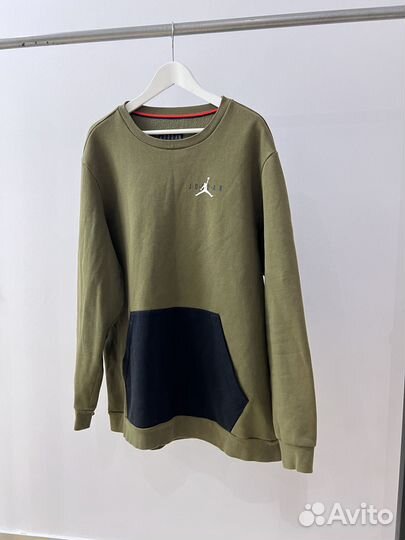Свитшот мужской унисекс Nike Jordan хаки