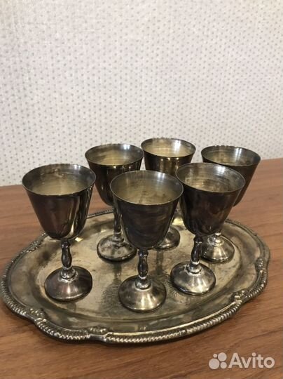 Рюмки мельхиор