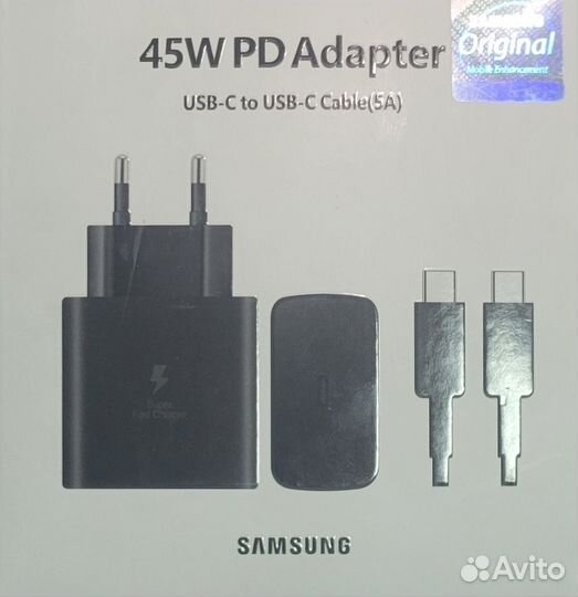 Зарядное устройство samsung 45w
