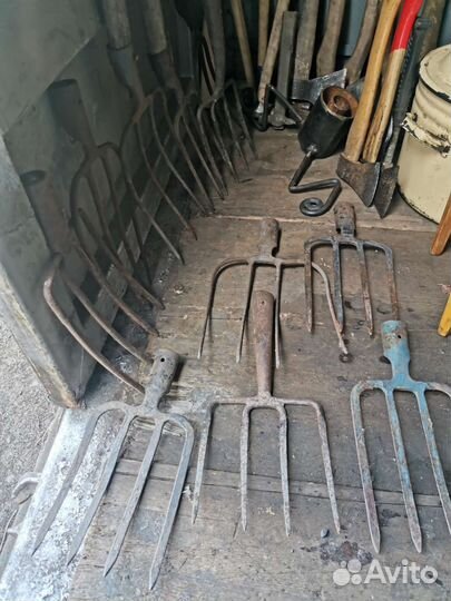 Вилы СССР ковка, топоры
