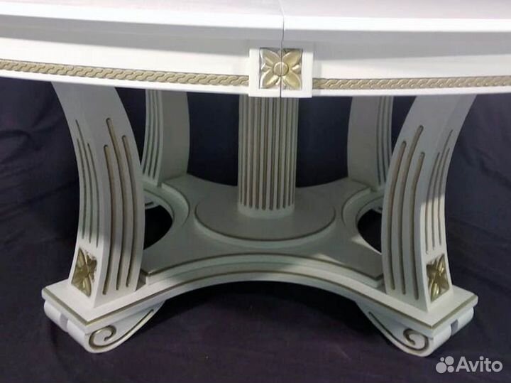 Стол круглый диаметром 150-220 см