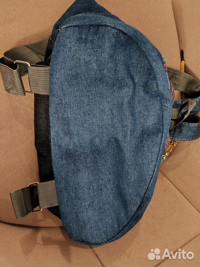 Рюкзак джинсовый женский бохо