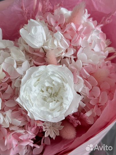 Букет из стабилизированных цветов