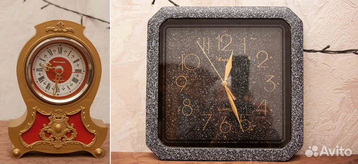 Часы настольные Янтарь, Настенные Kronos