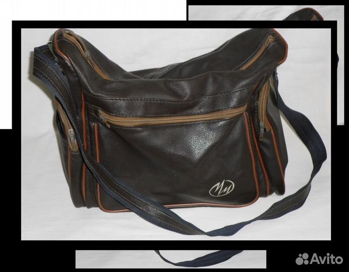 Сумка для спорта, кожаная