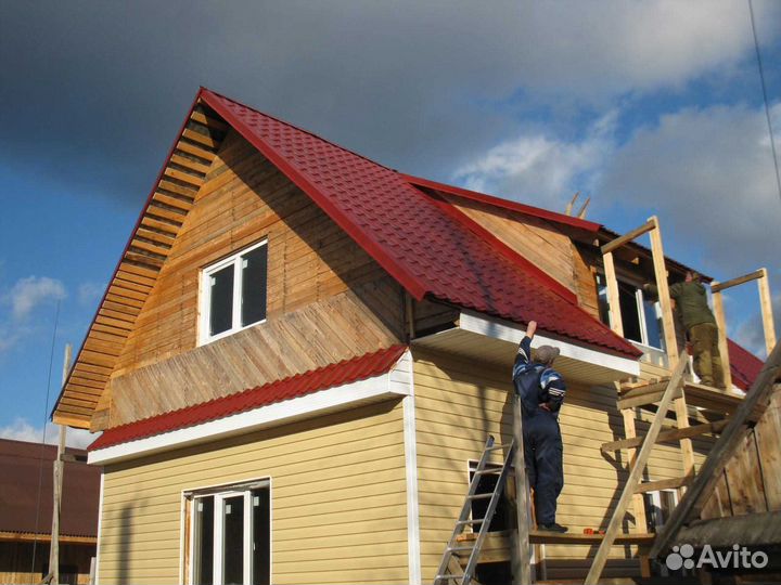 Фасадные работы / монтаж сайдинга