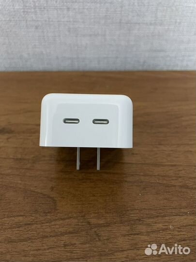 Двойной адаптер питания Apple USB-С 35W (A2571)