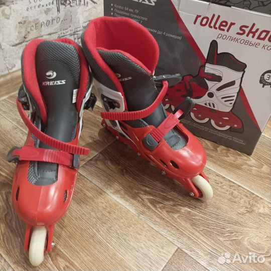 Роликовые коньки детские раздвижные