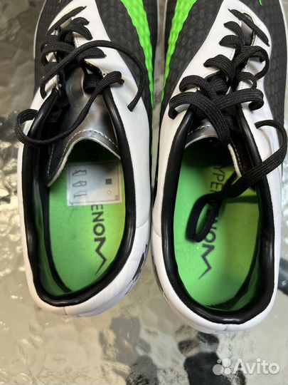 Бутсы Nike Hypervenom Phatal FG White Black