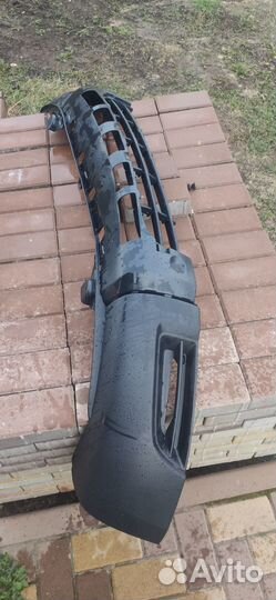 Спойлер (губа) переднего бампера Skoda Yeti