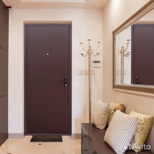 Дверь Входная Прораб Мет/мет 2,05*0,86