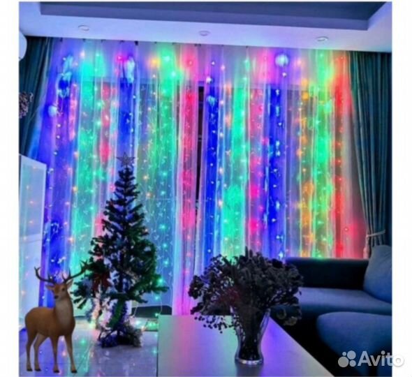 Гирлянда дождик 3*2