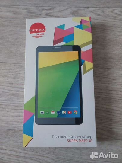 Планшет Supra M84D 3G