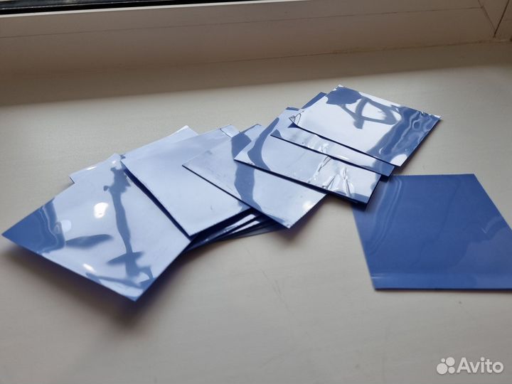 Термопрокладки 10см*10см 0.5-1-1.5-2-3мм 6вт