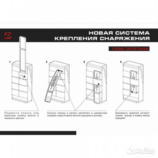 Подсумок оруже. Fast Double fastclip Stich Profi Мох